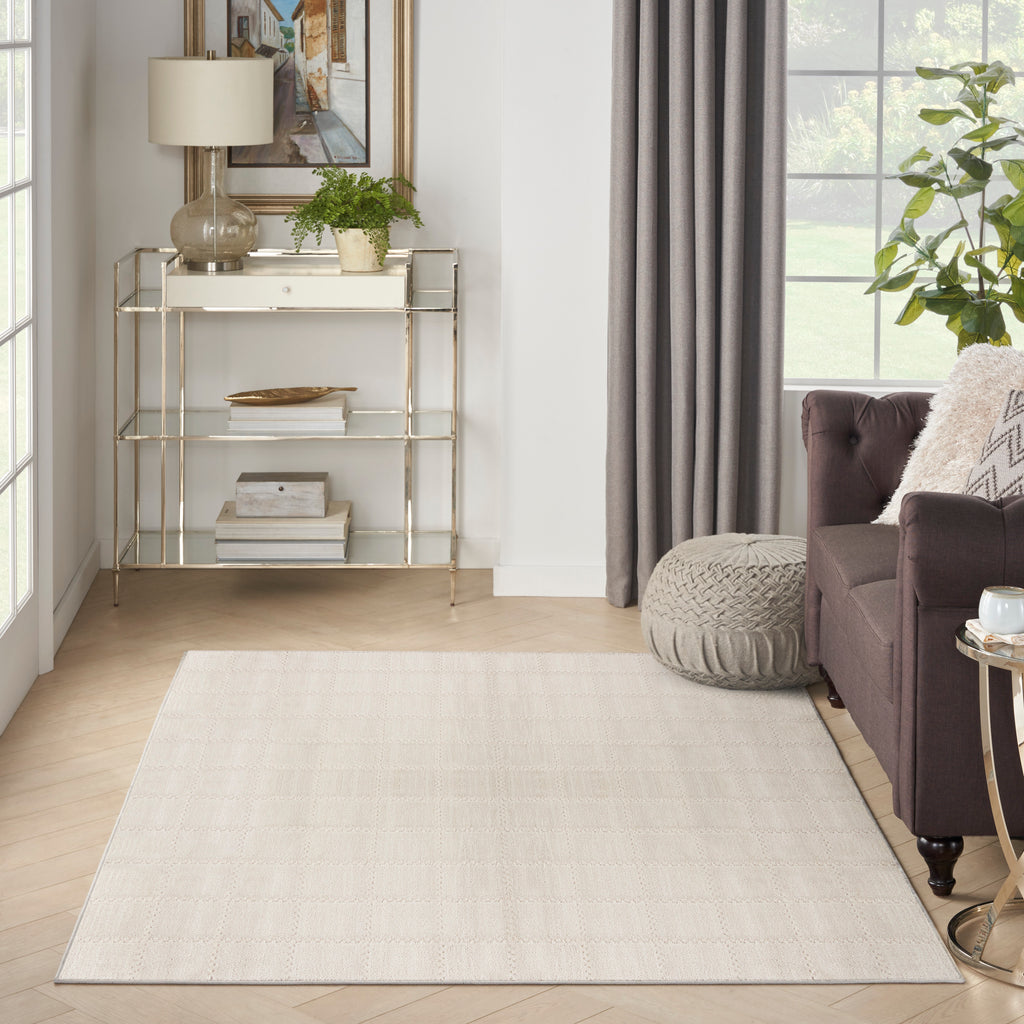nourison serenity home srh05 ivory cream rug