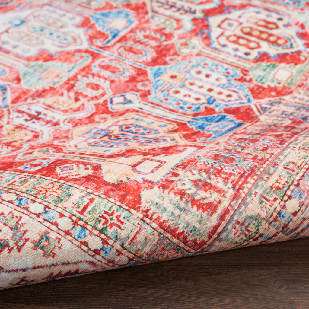 nourison fulton ful09 red rug