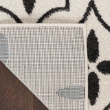 nourison nourison essentials nre04 ivory black rug
