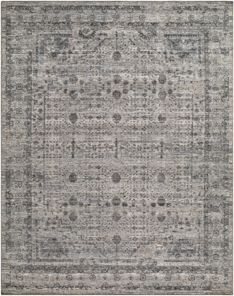 surya zurich zrc 2304 slate gray rug