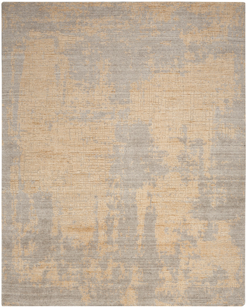 nourison harmony hay05 grey gold rug