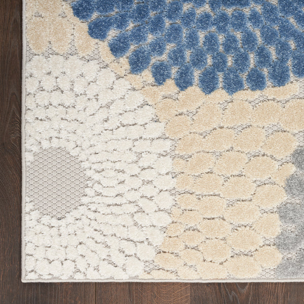 nourison aloha alh29 blue grey rug