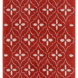 nourison nourison essentials nre04 brick ivory rug