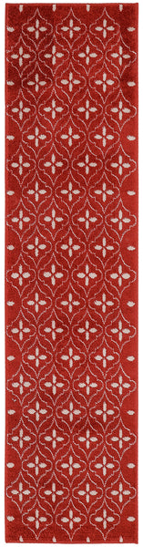 nourison nourison essentials nre04 brick ivory rug