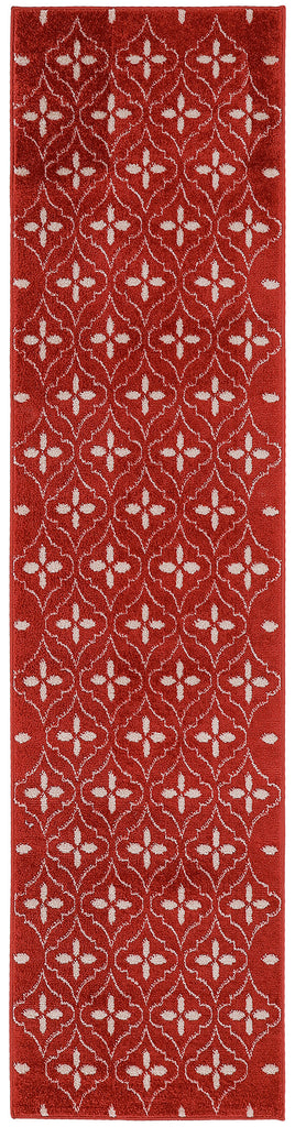 nourison nourison essentials nre04 brick ivory rug