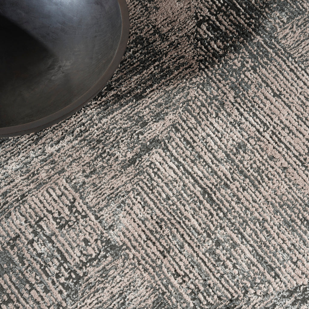 nourison ck024 irradiant irr01 black ivory rug