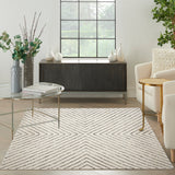 nourison modern comfort mnc01 ivory black rug