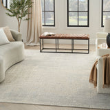 nourison harmony hay04 ivory grey rug
