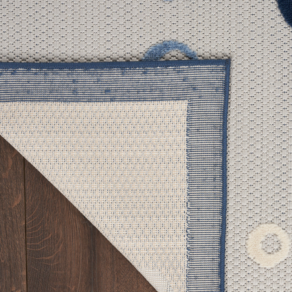 nourison aloha alh27 navy blue rug