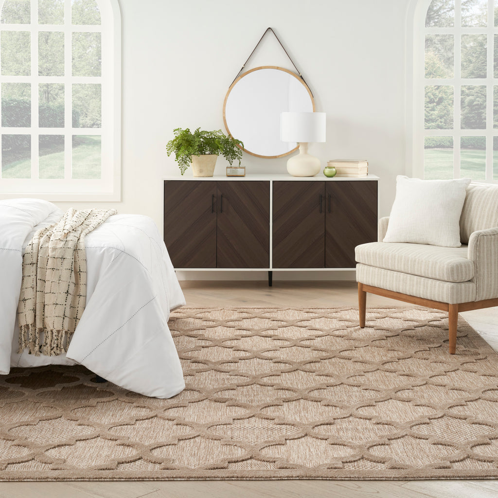 nourison easy care nes01 natural beige rug