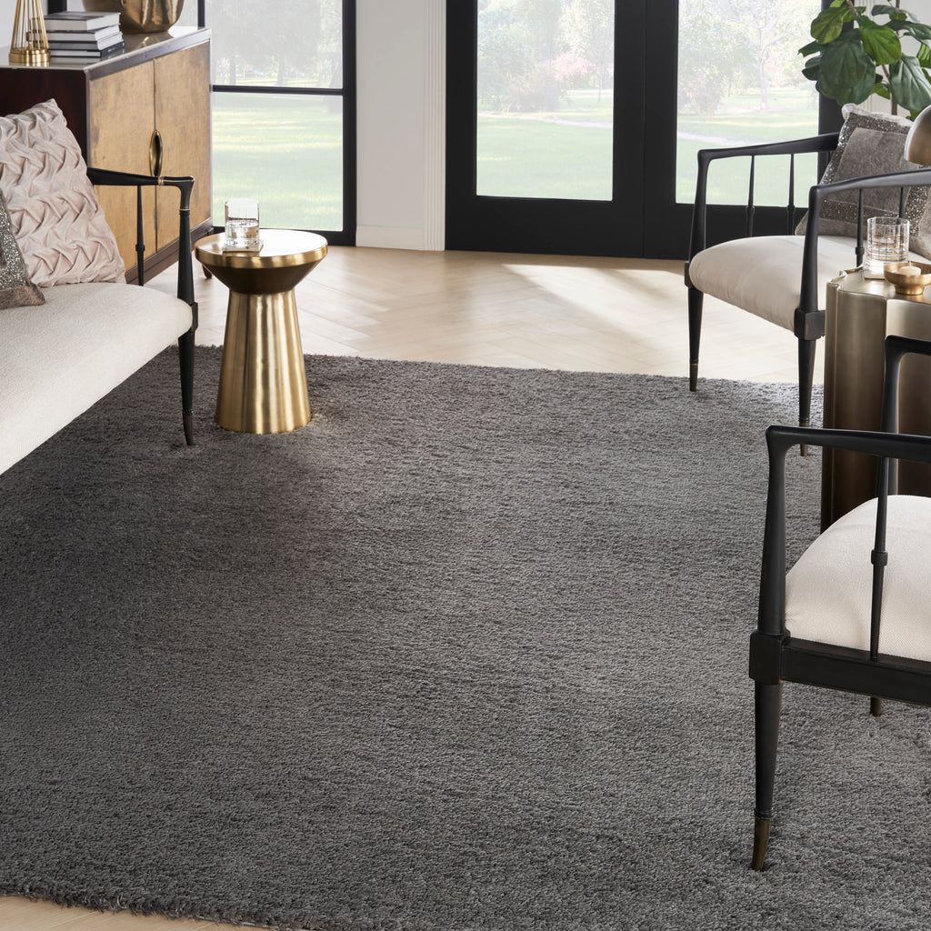 nourison dreamy shag drs05 grey rug