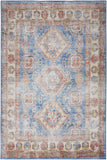 nourison fulton ful08 blue ivory rug