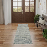nourison graceful gru01 blue rug