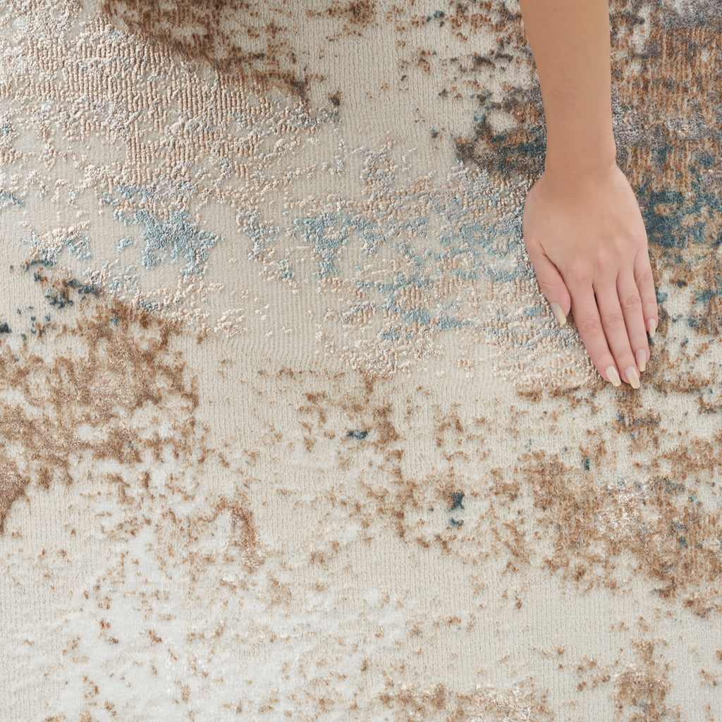 nourison glitz glz06 taupe multi rug