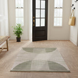 nourison astra machine washable asw03 ivory olive rug