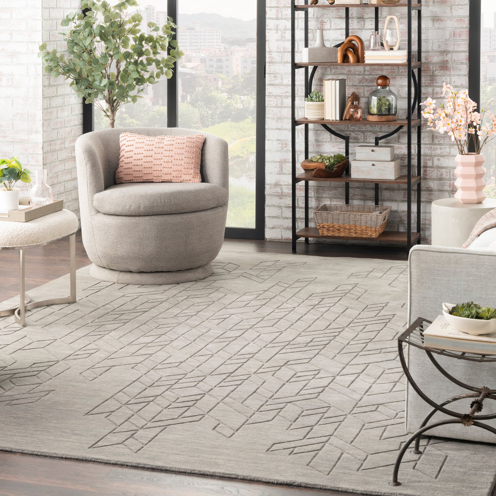 nourison alessia ale01 grey rug