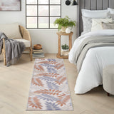 nourison aloha alh18 blue mocha rug