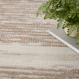 nourison serenity home srh07 mocha ivory rug