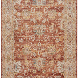 nourison sahar shr02 rust rug