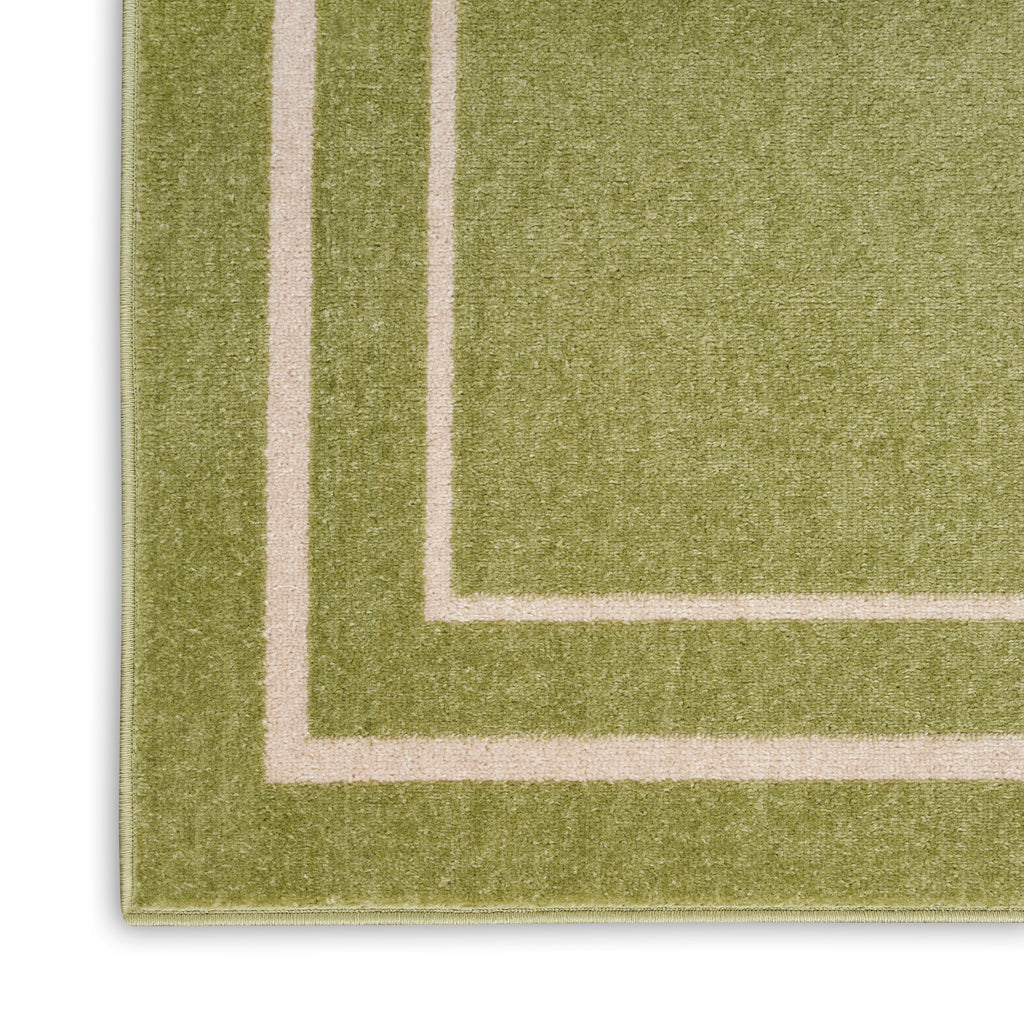 nourison nourison essentials nre02 green ivory rug