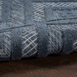 nourison versatile nrv01 navy blue rug