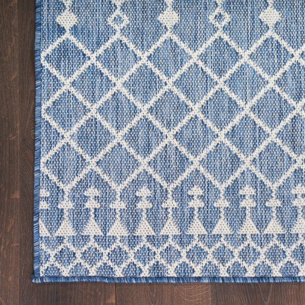 nourison positano pos02 navy blue rug