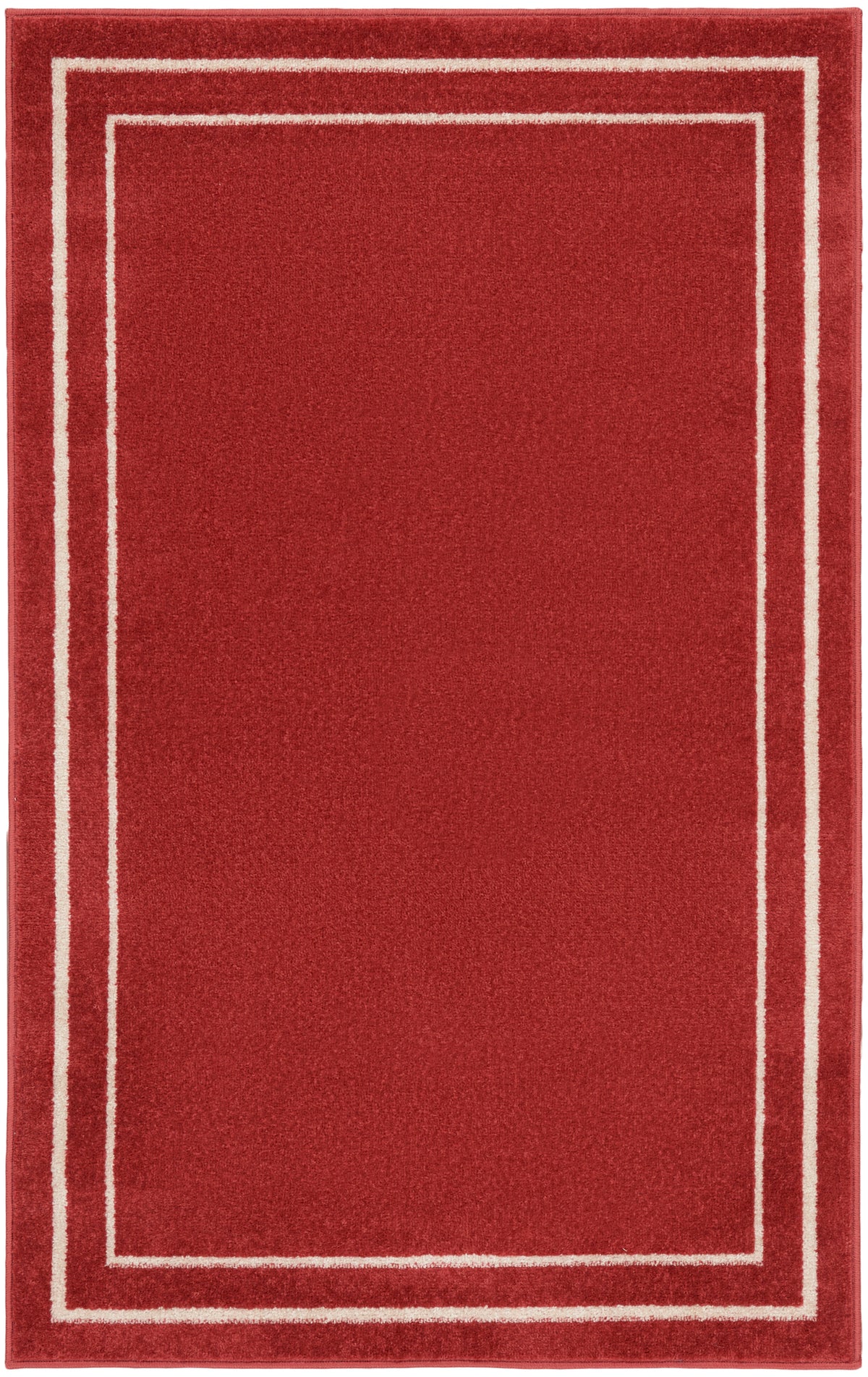 nourison nourison essentials nre02 brick ivory rug