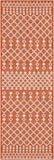 nourison positano pos02 terracotta rug