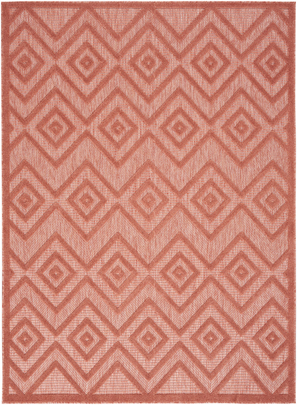 nourison versatile nrv01 coral orange rug