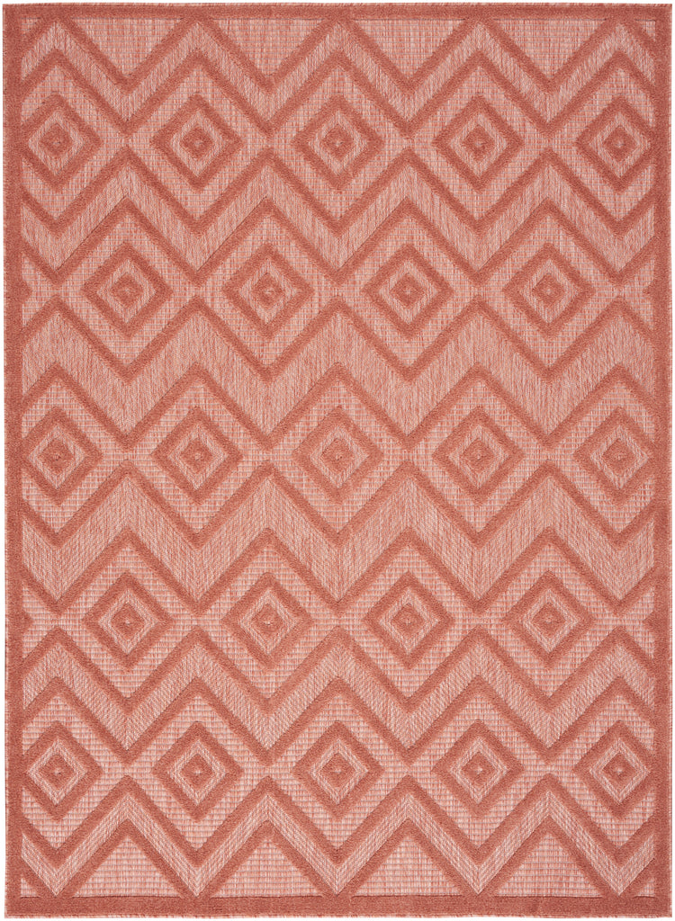 nourison versatile nrv01 coral orange rug