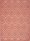nourison versatile nrv01 coral orange rug