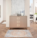 nourison elegant heirlooms elh01 blue multicolor rug