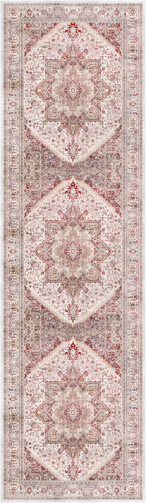 nourison vintage home vnh01 ivory red rug