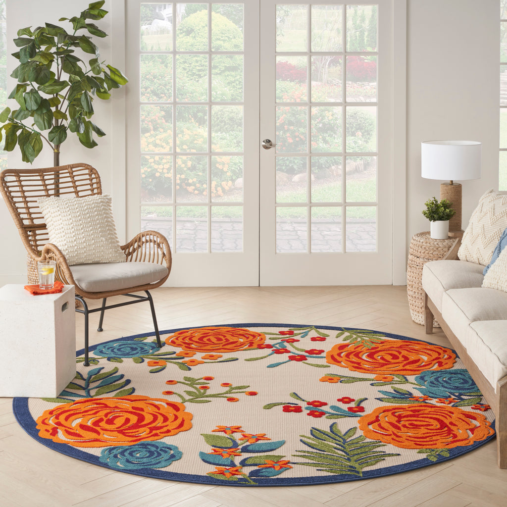 nourison aloha alh32 multicolor rug