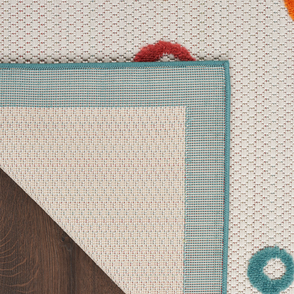 nourison aloha alh27 teal multi rug