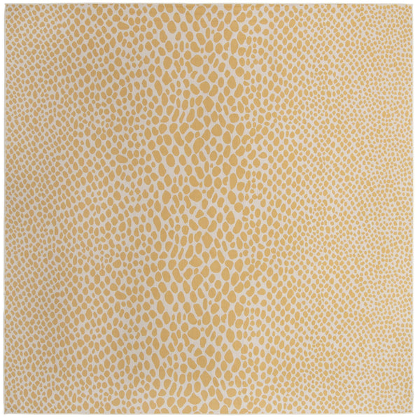 unique loom jill zarin outdoor cape town yellow ivory rug