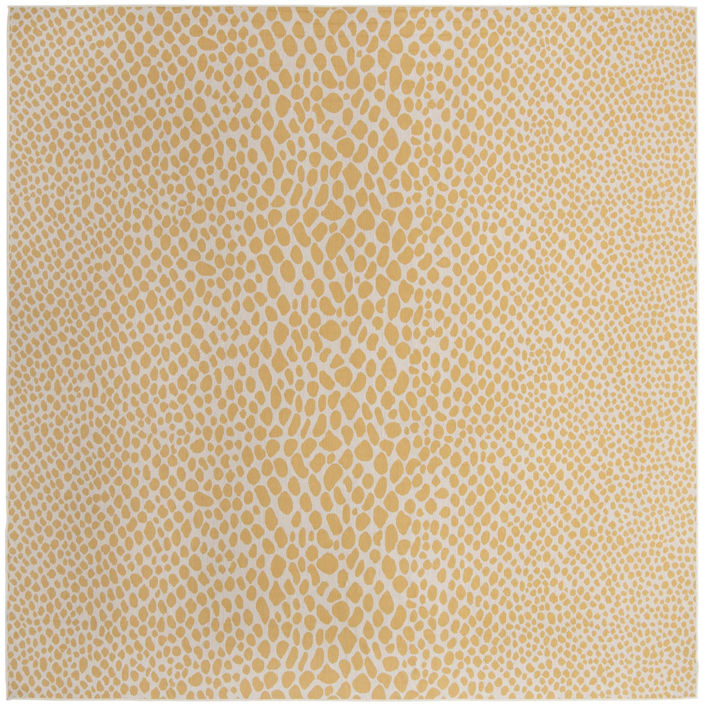 unique loom jill zarin outdoor cape town yellow ivory rug