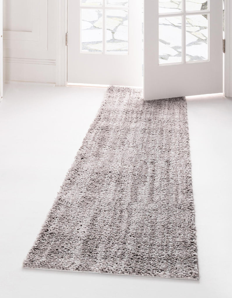 unique loom jill zarin shaggy chic shaggy ash gray rug