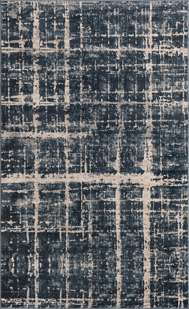 unique loom uptown lexington avenue uptown  navy blue rug