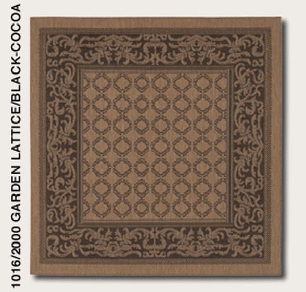 Couristan Recife 1016/2000 Black Rug