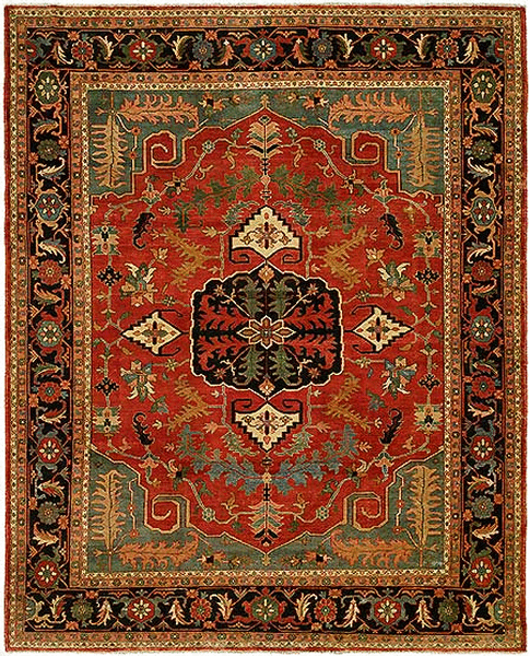 HRI Antique Heriz 102 Red Rug