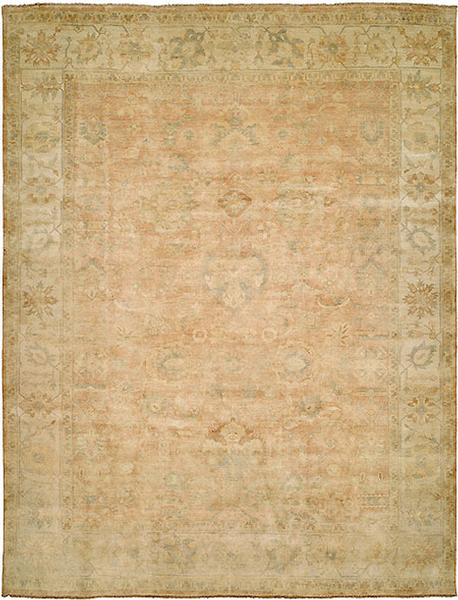 HRI Ottoman 106 Peach Rug