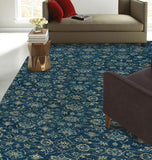 capel illustrious 1082 cobalt rug