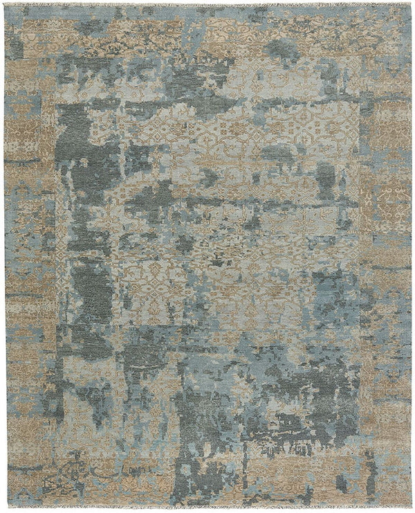 capel ellerbe 1095 tan blue rug