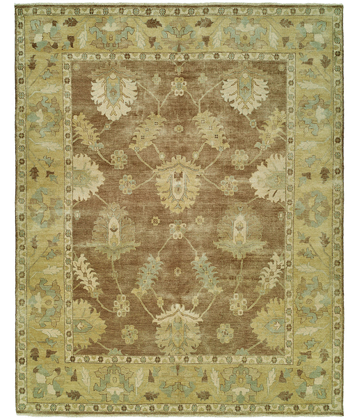 HRI Ottoman 117 Brown Rug