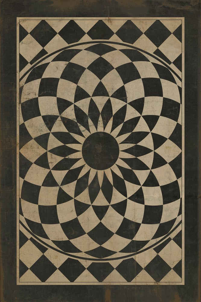 spicher and company classic vinyl pattern 01 were all mad here rug