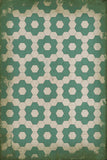 spicher and company classic vinyl pattern 02 water lilies rug