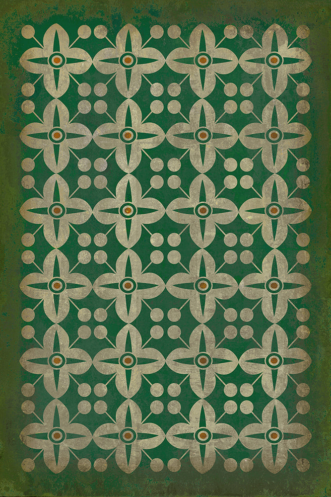 spicher and company classic vinyl pattern 03 emerald city rug