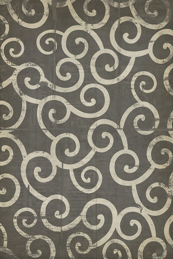 spicher and company classic vinyl pattern 04 captain ahab rug