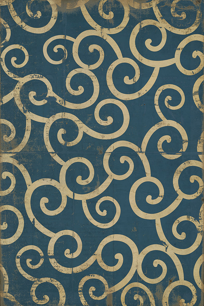 spicher and company classic vinyl pattern 04 tsunami rug